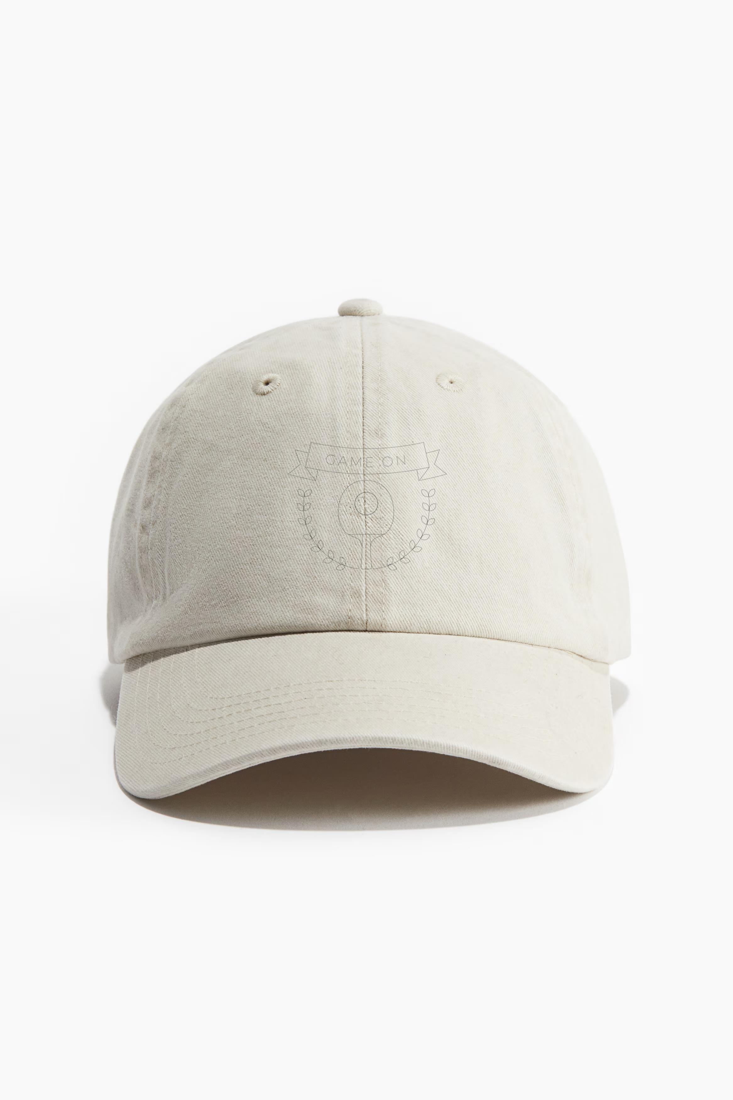 Game On Tennis Badge Line Baseball Cap