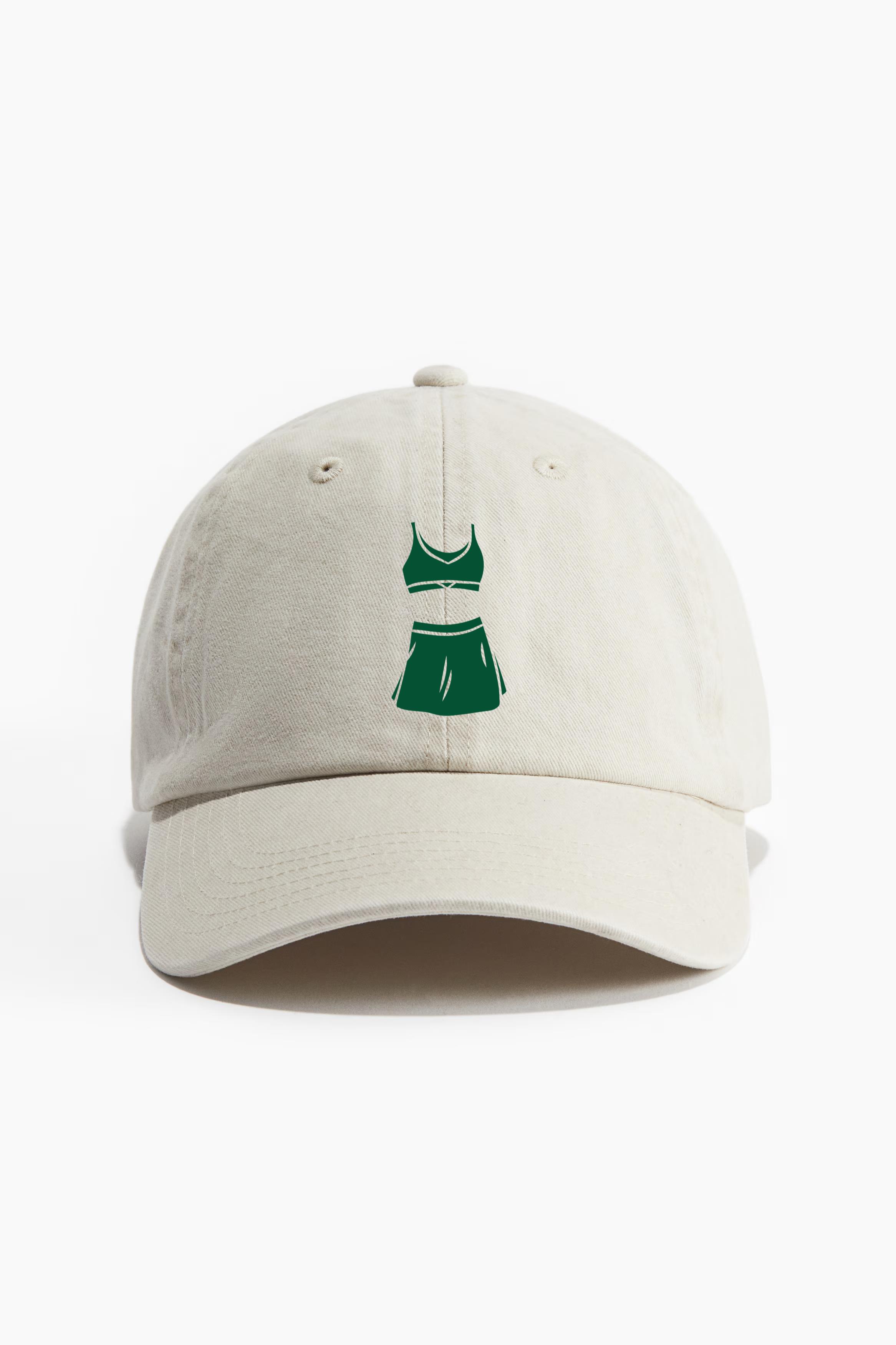 Green Tennis Skirt Baseball Cap