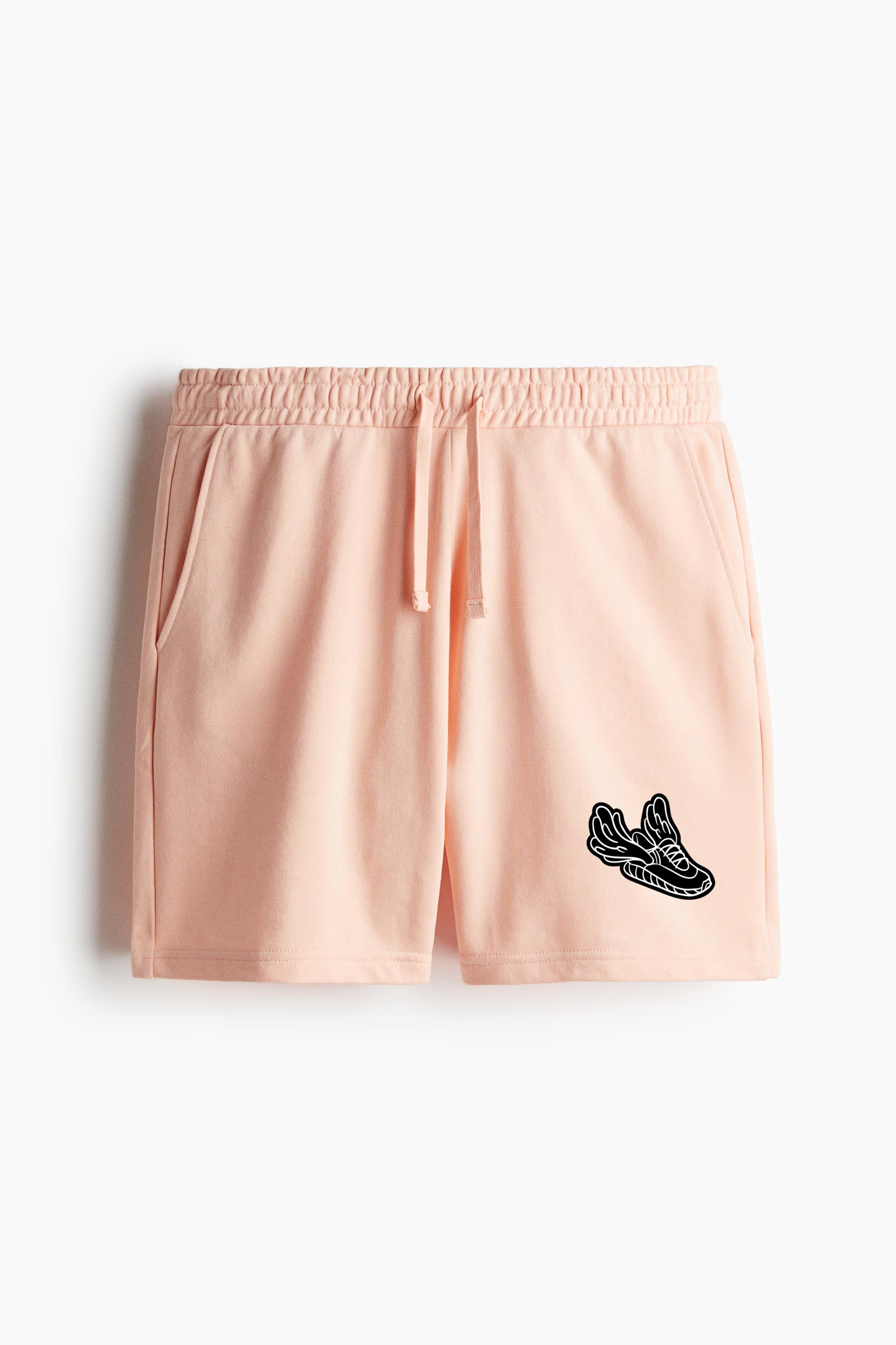 Marathon Wings Shoe Regular-Fit Canvas Shorts