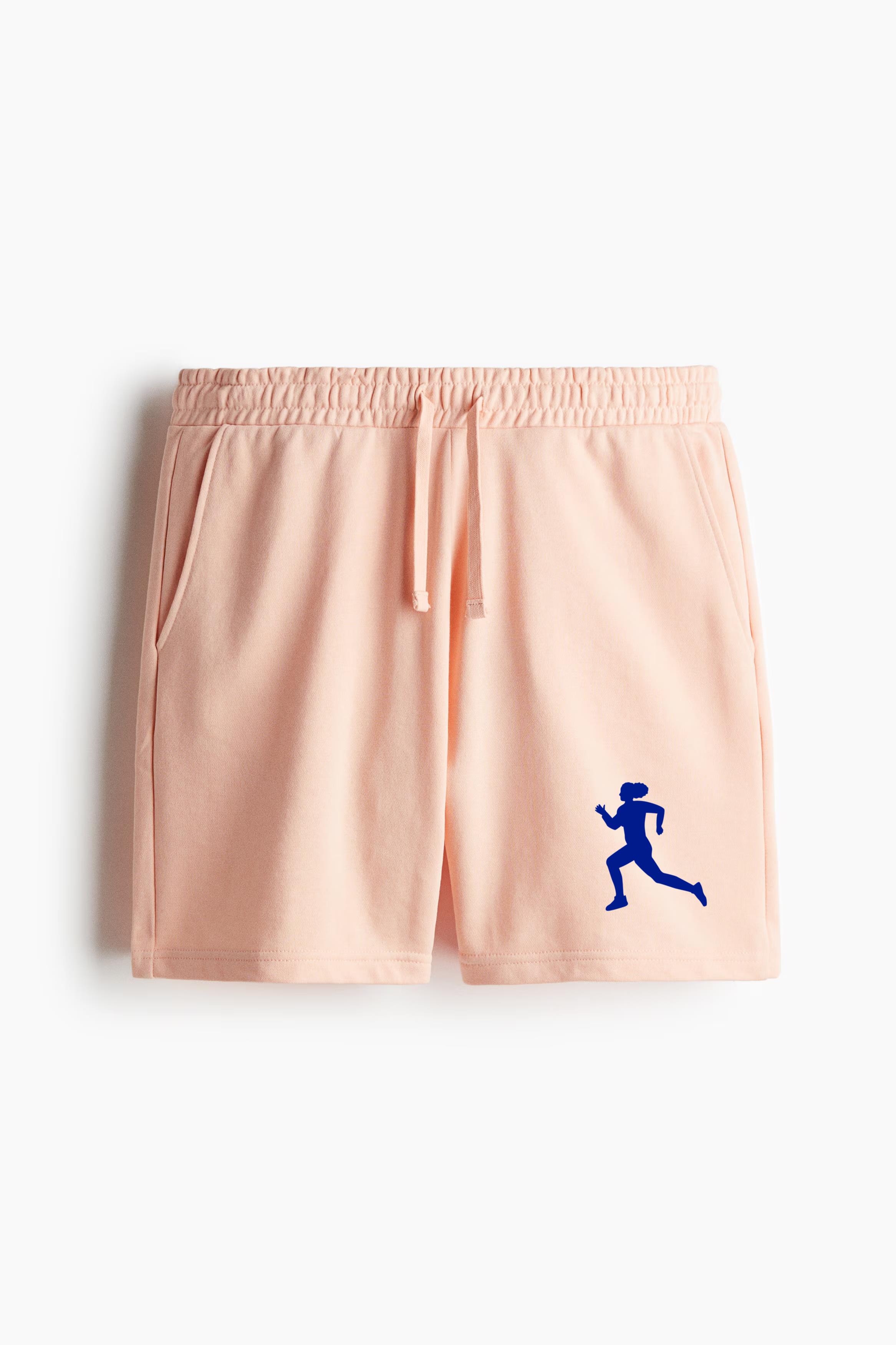 People Silhouette Runners Regular-Fit Canvas Shorts
