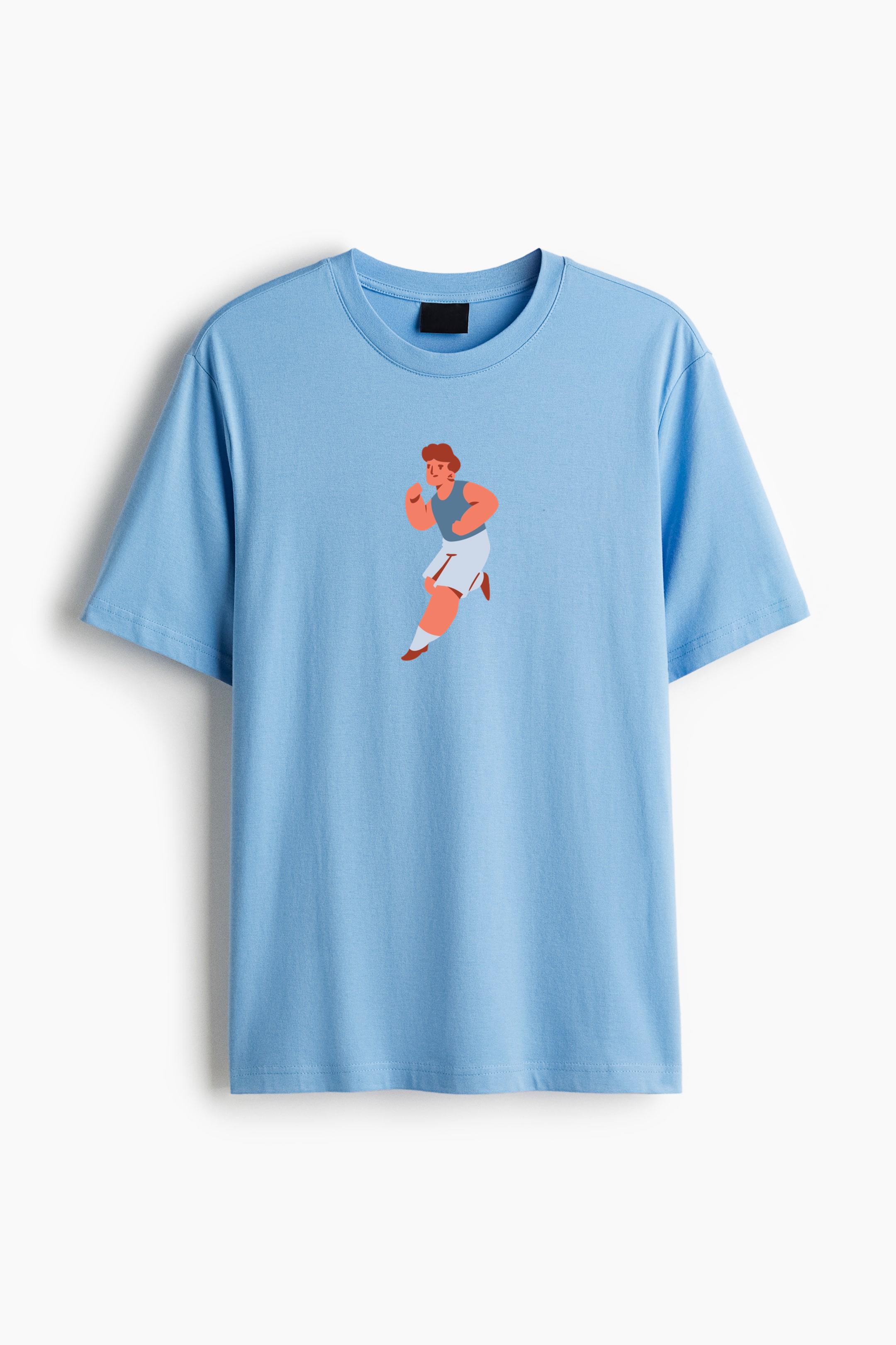 Runners Flat Man Cotton T-Shirt 