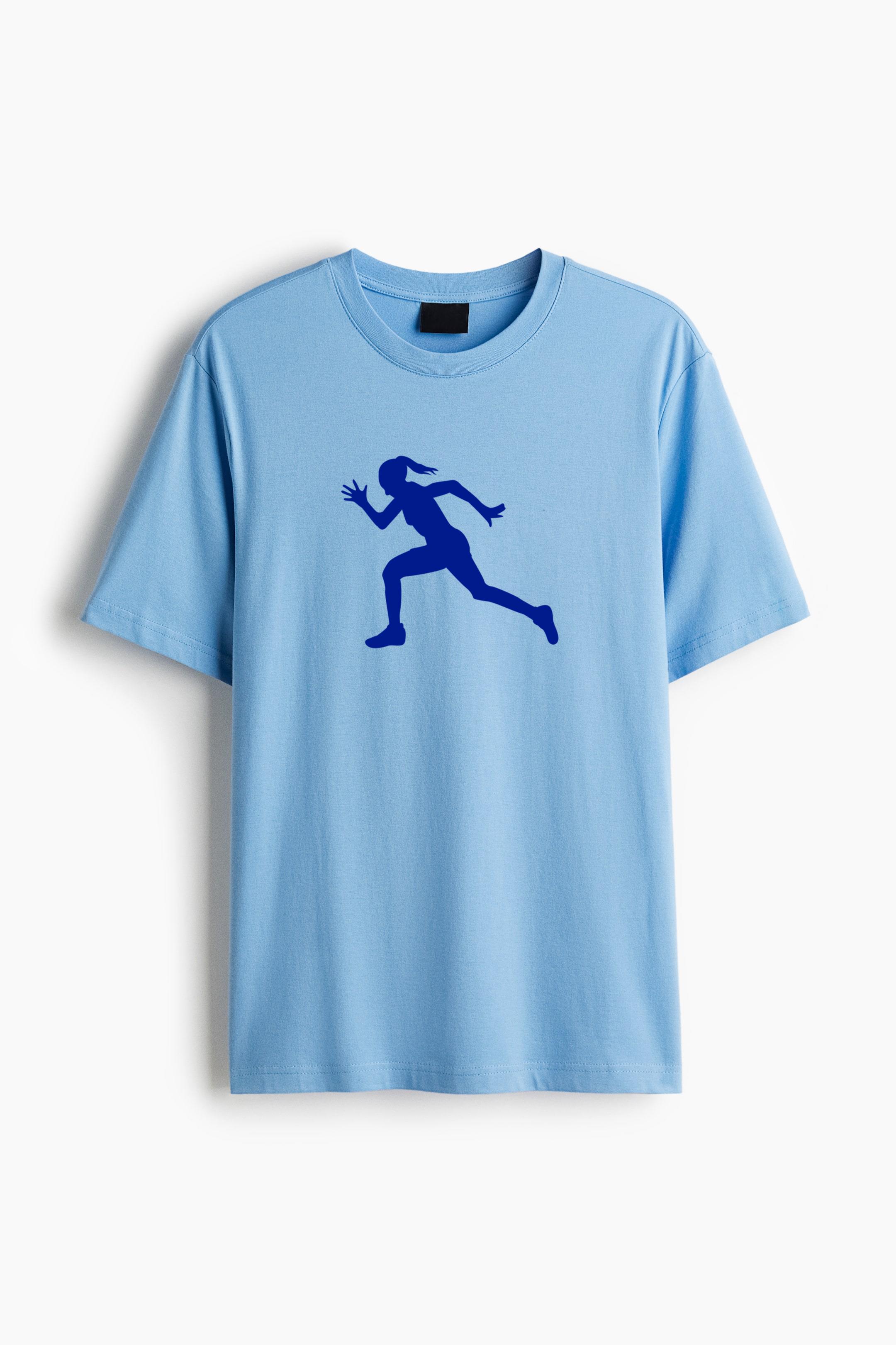 Runners Silhouette Woman Cotton T-Shirt 