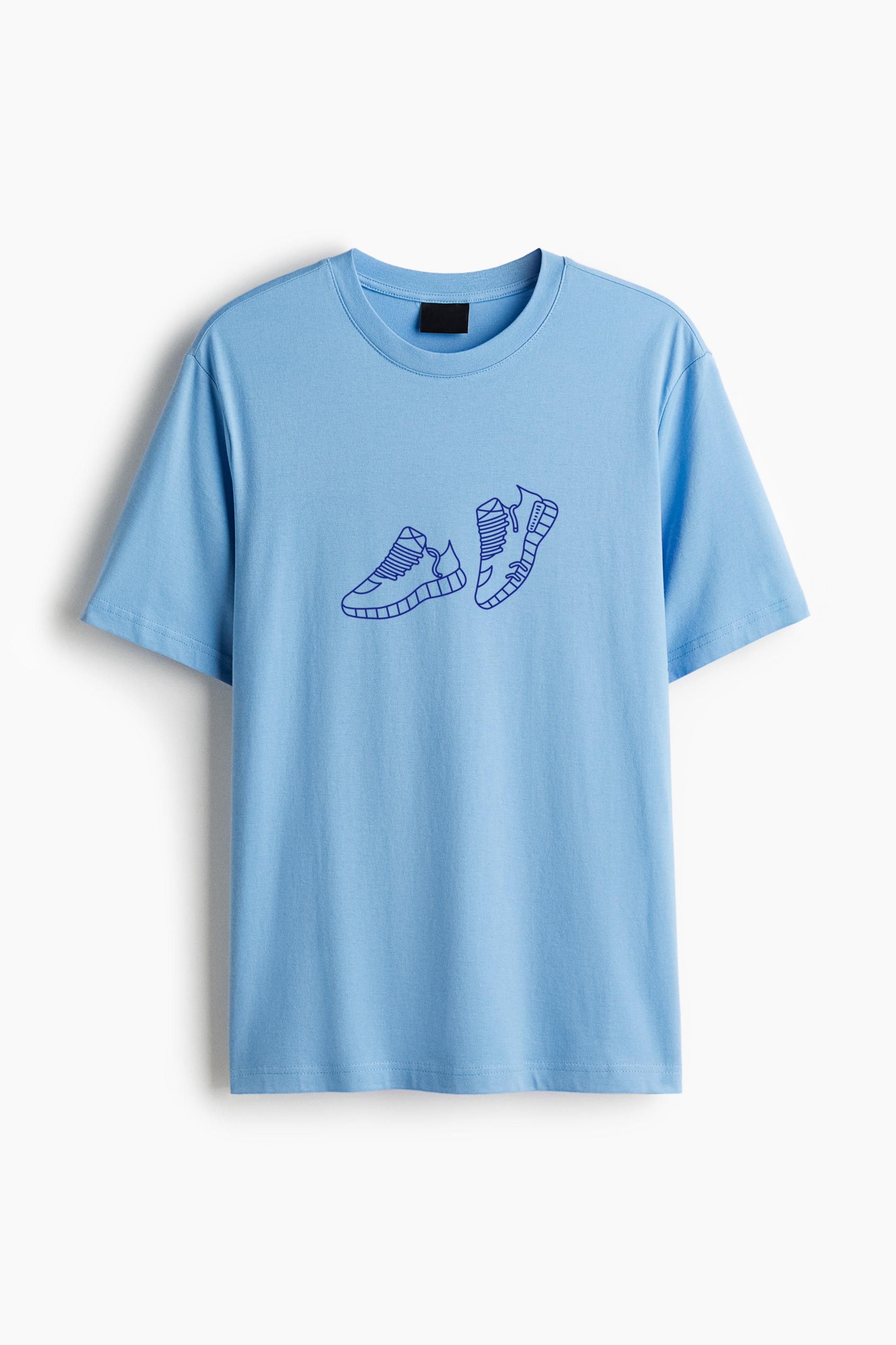 Running Clothes Shoes Cotton T-Shirt 